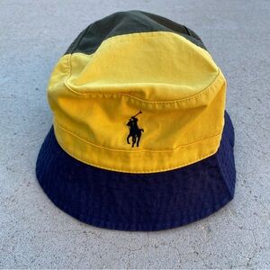 Polo Ralph Lauren Color-Blocked Twill Bucket Hat Small Medium